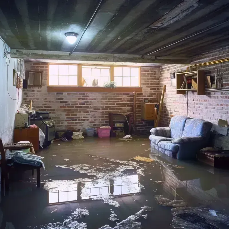 Flooded Basement Cleanup in West Gulfport, MS